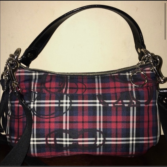 NWT COACH Poppy Tartan Plaid Crossbody - Picture 3 of 5